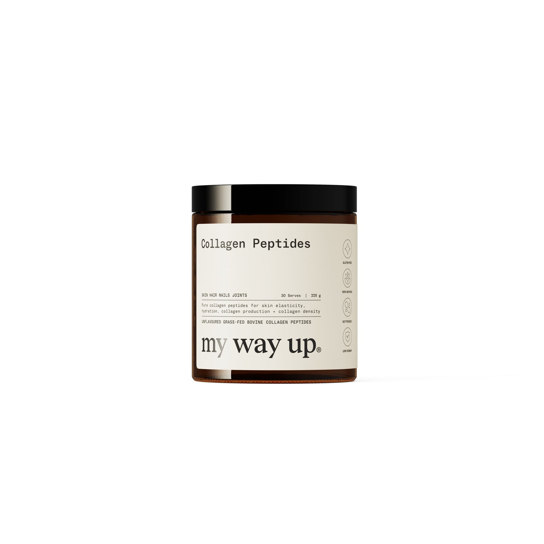 My Way Up Pure Bovine Collagen Peptides 225g