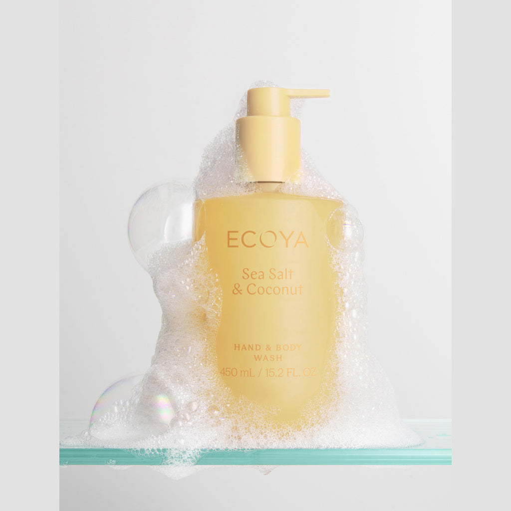 ECOYA Sea Salt & Coconut Hand & Body Wash 450ml