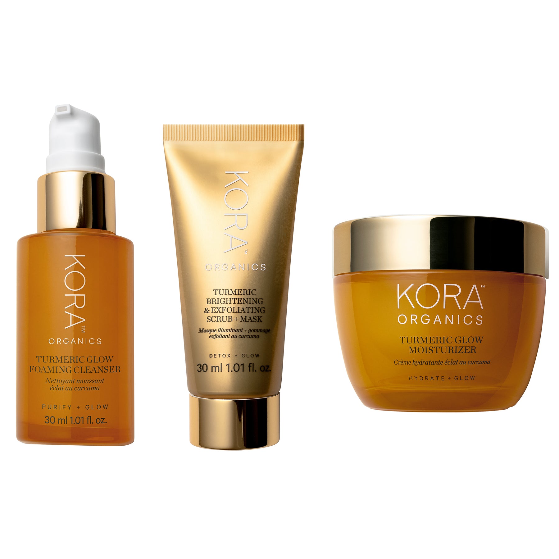 KORA Organics Turmeric Glow Trio - Limited Edition