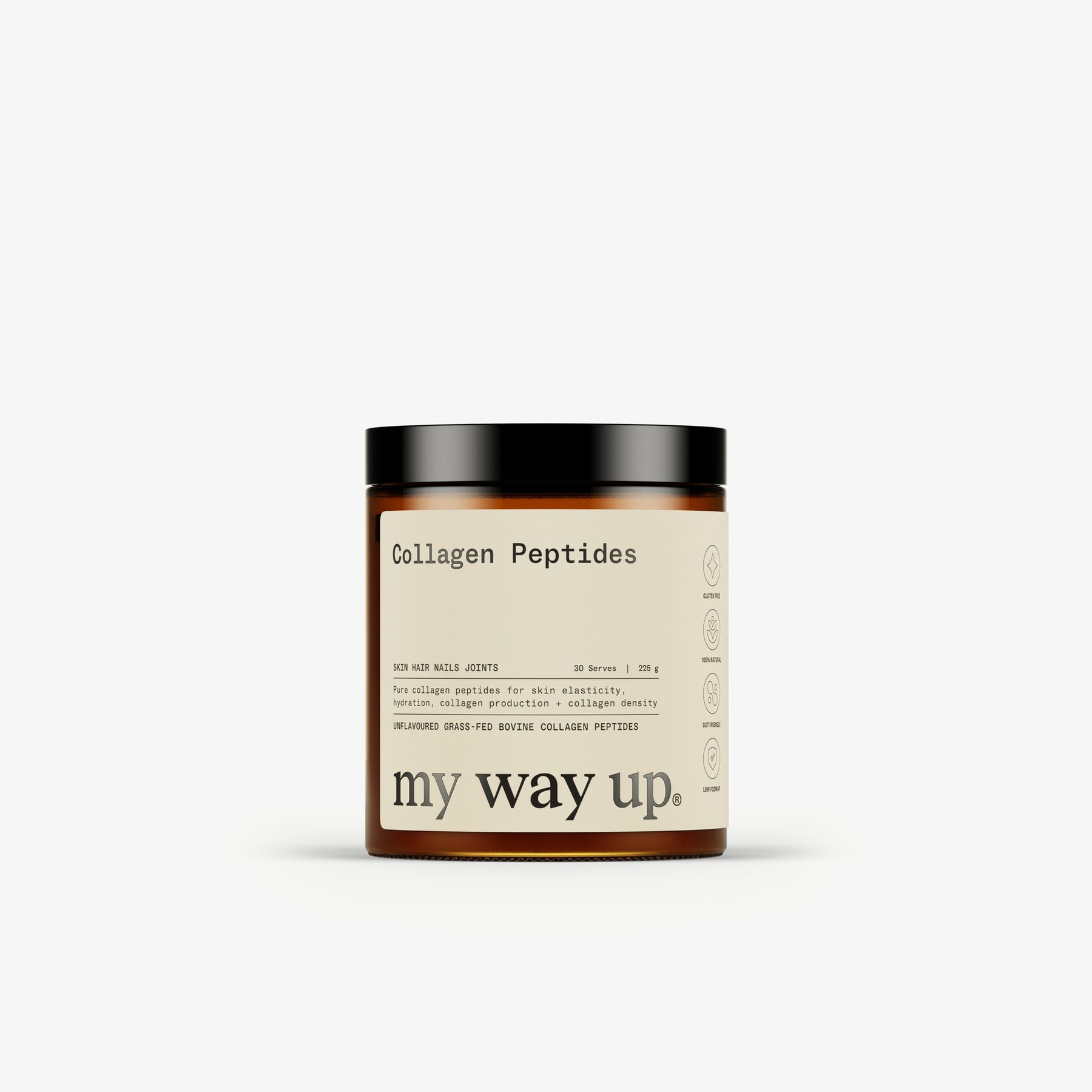 My Way Up Pure Bovine Collagen Peptides 225g
