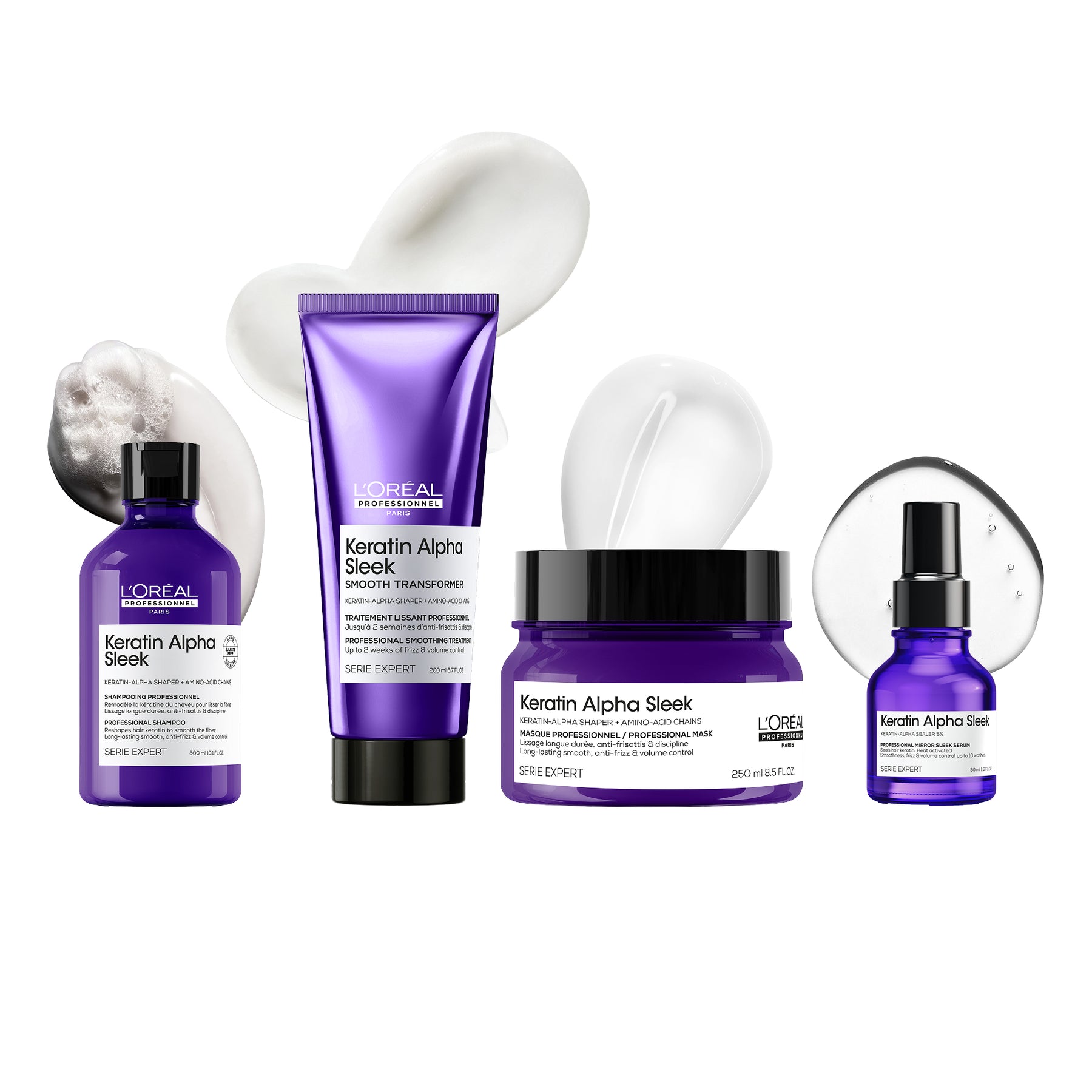 LOreal Professionnel Keratin Alpha Sleek Progressive Treatment 200ml