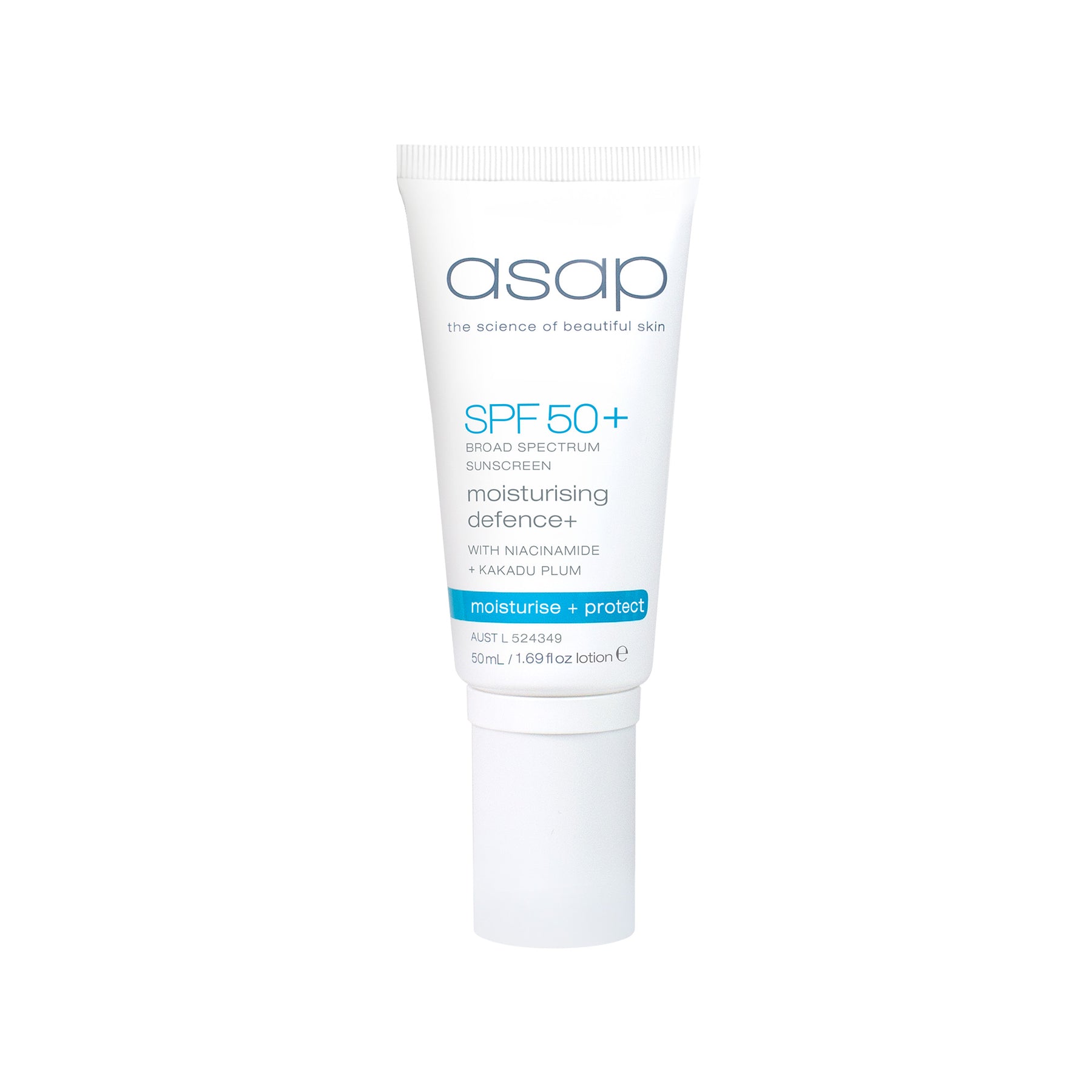 asap SPF50+ Moisturising Defence+ 50ml
