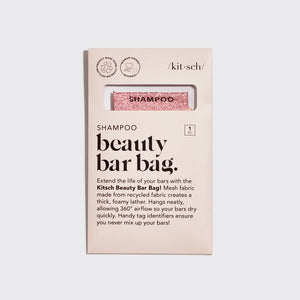 Kitsch Shampoo Bar Saver Bag - Blush