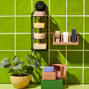 Kitsch Self-Draining Shower Caddy - Black