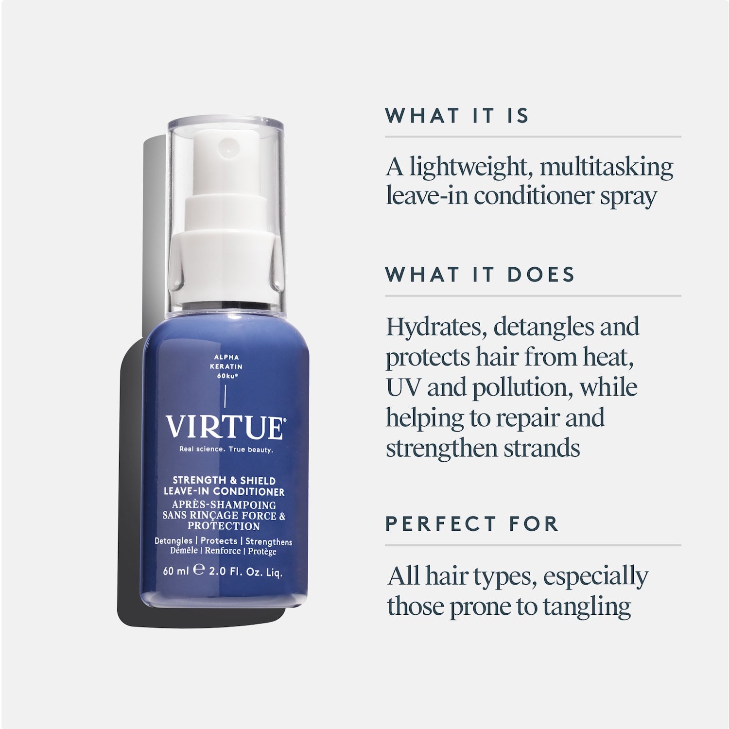 Virtue Strength & Shield Leave in Conditioner 60ml