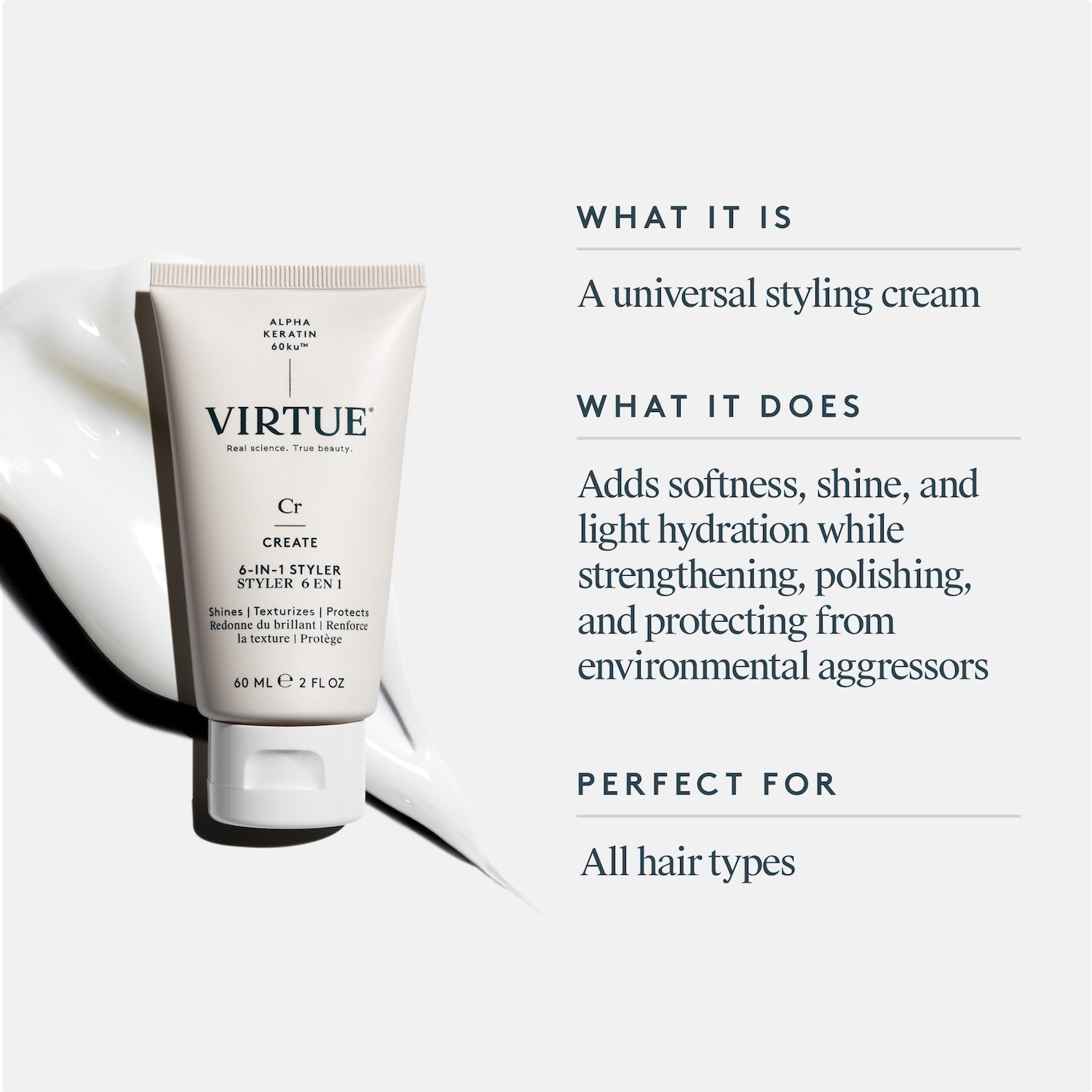 Virtue Create 6-in-1 Styler 60ml