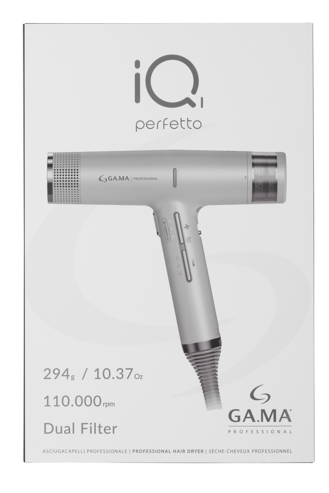Gama Professional IQ1 Perfetto Pro Dryer - Silver