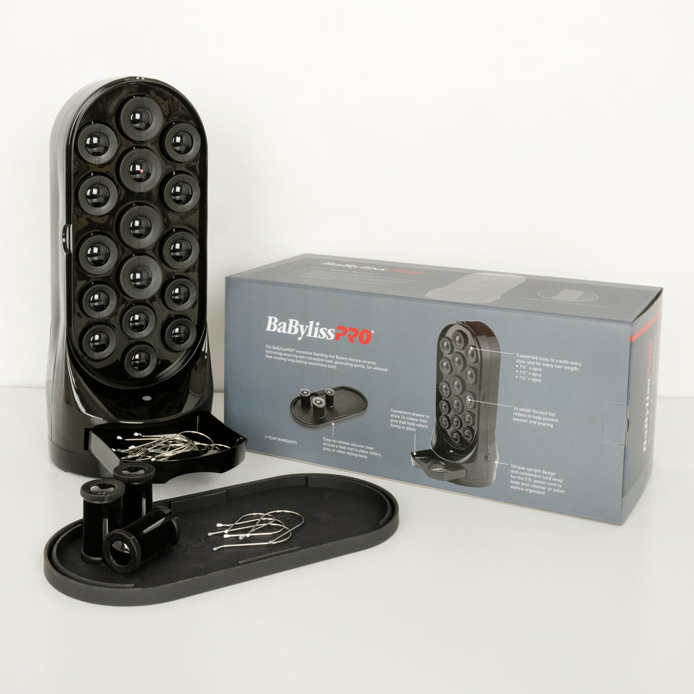BaBylissPRO Standing Hot Roller Set 16pc