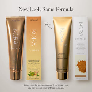 KORA Organics Turmeric Brightening & Exfoliating Scrub + Mask 100ml