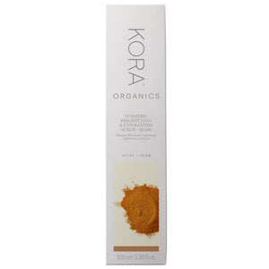 KORA Organics Turmeric Brightening & Exfoliating Scrub + Mask 100ml