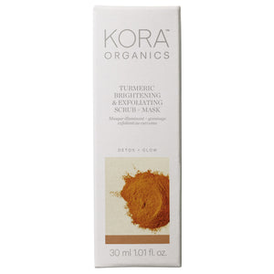 KORA Organics Turmeric Brightening and Exfoliating Mask 30ml