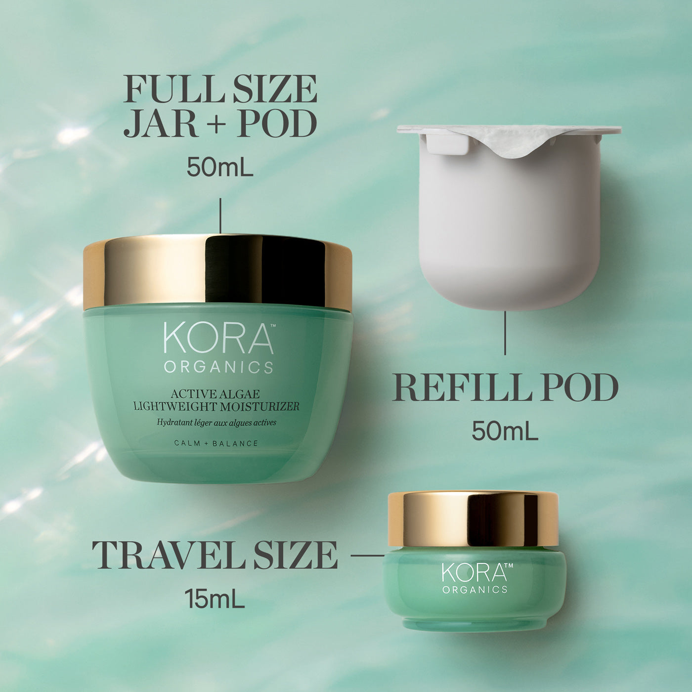 KORA Organics Active Algae Lightweight Moisturiser - 50ml