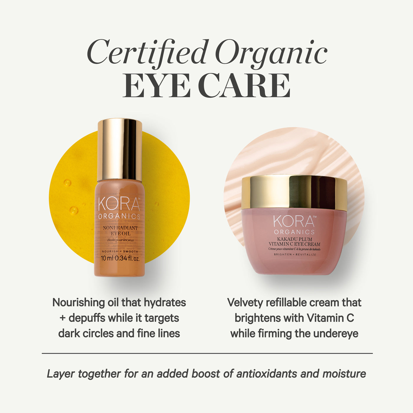 KORA Organics Kakadu Plum Vit C Eye Cream Jar 15ml