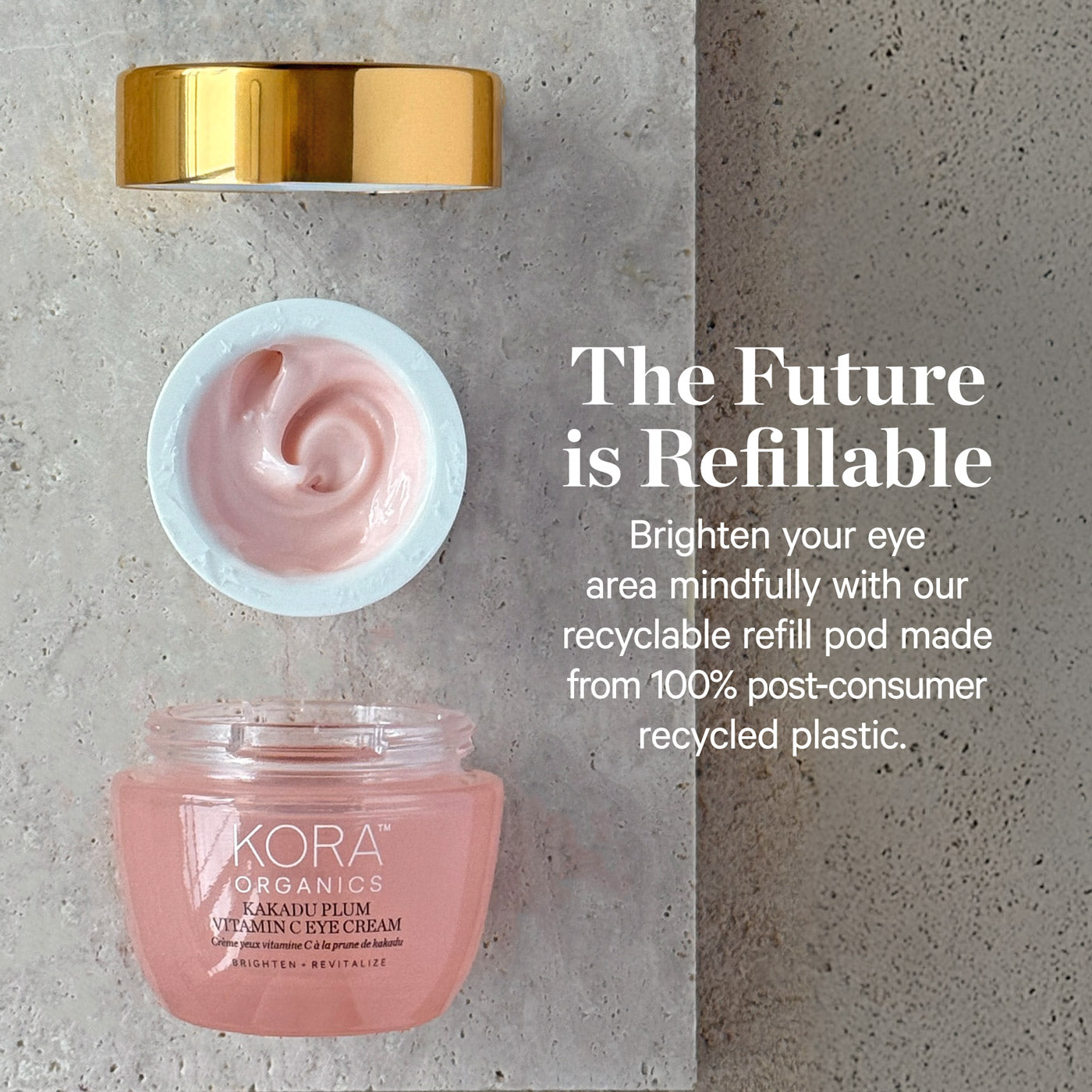 KORA Organics Kakadu Plum Vit C Eye Cream Jar 15ml