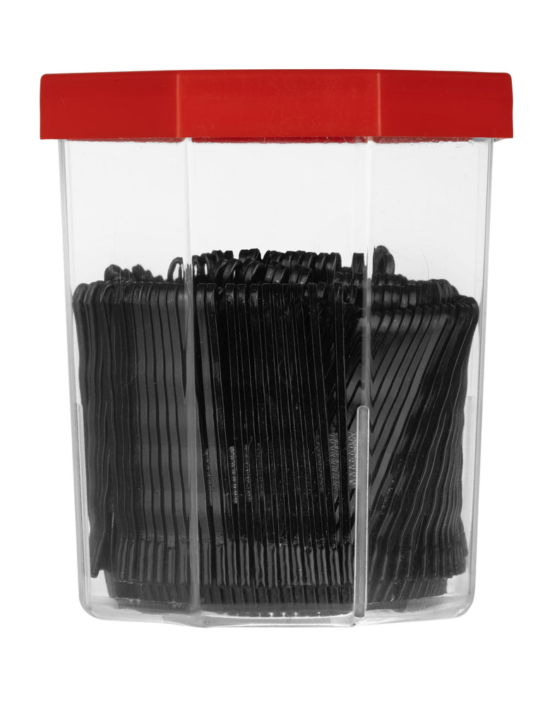 999 999 Bobby Pins 250g Tub 2" Black
