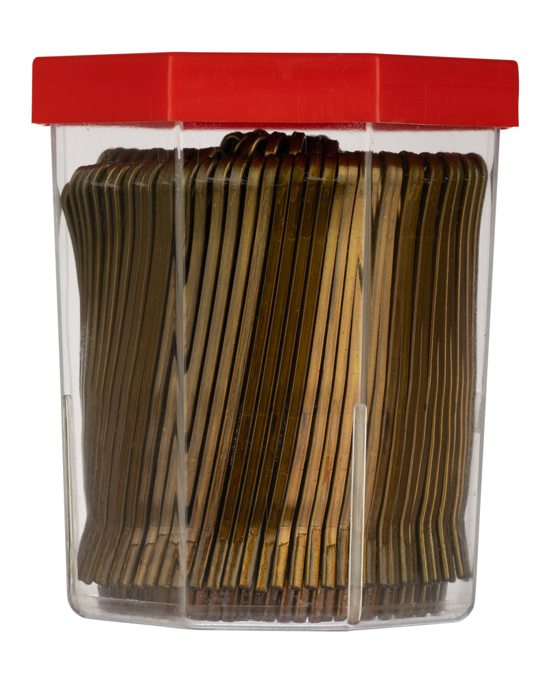 999 999 Bobby Pins 250g Tub 3" Bronze