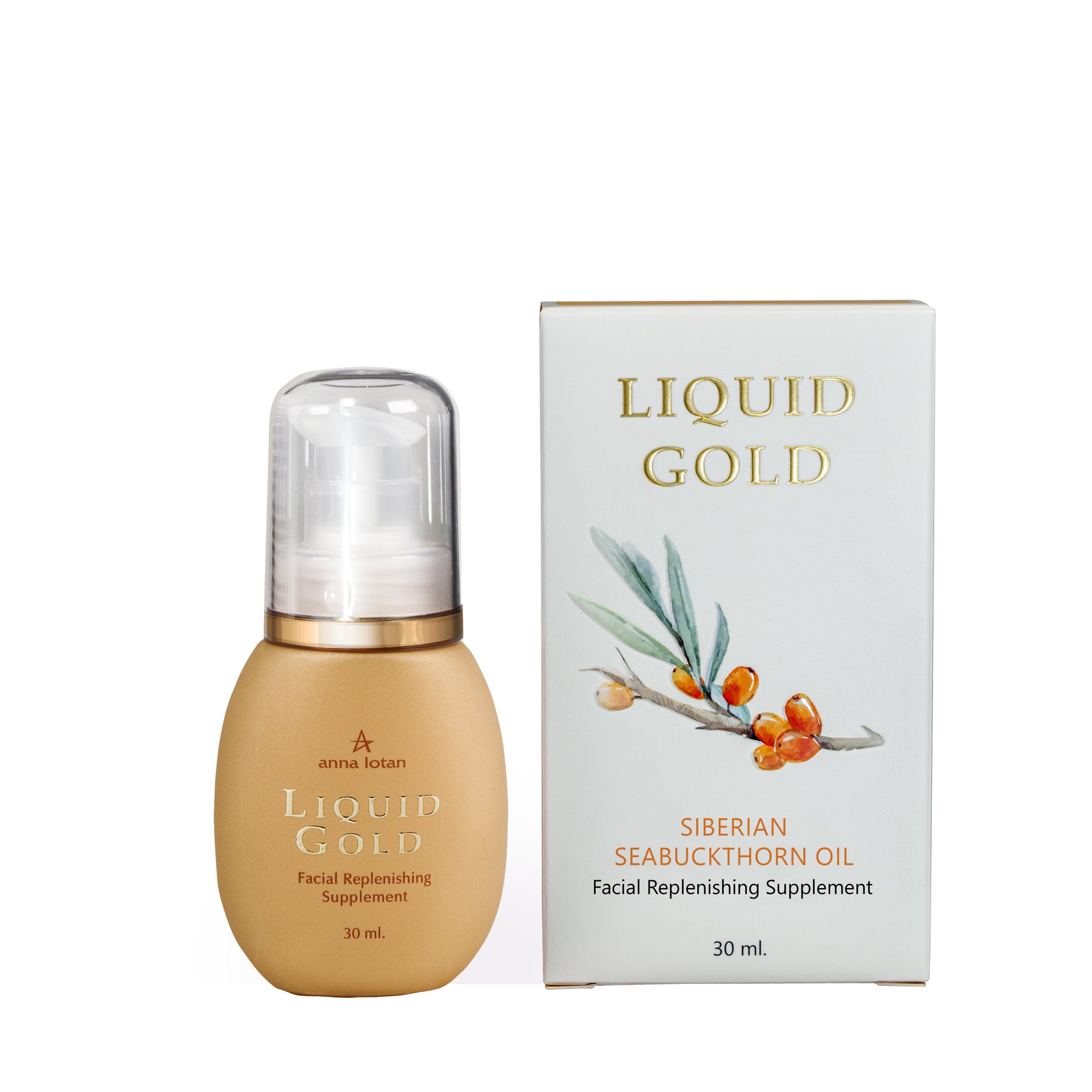 Anna Lotan Liquid Gold Facial Replenishing Supplement 30ml