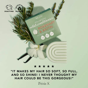 Kitsch Rosemary & Biotin Volumizing Solid Conditioner Bar 77g