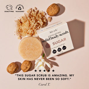 Kitsch Sugar Exfoliating Solid Body Scrub Bar 113g