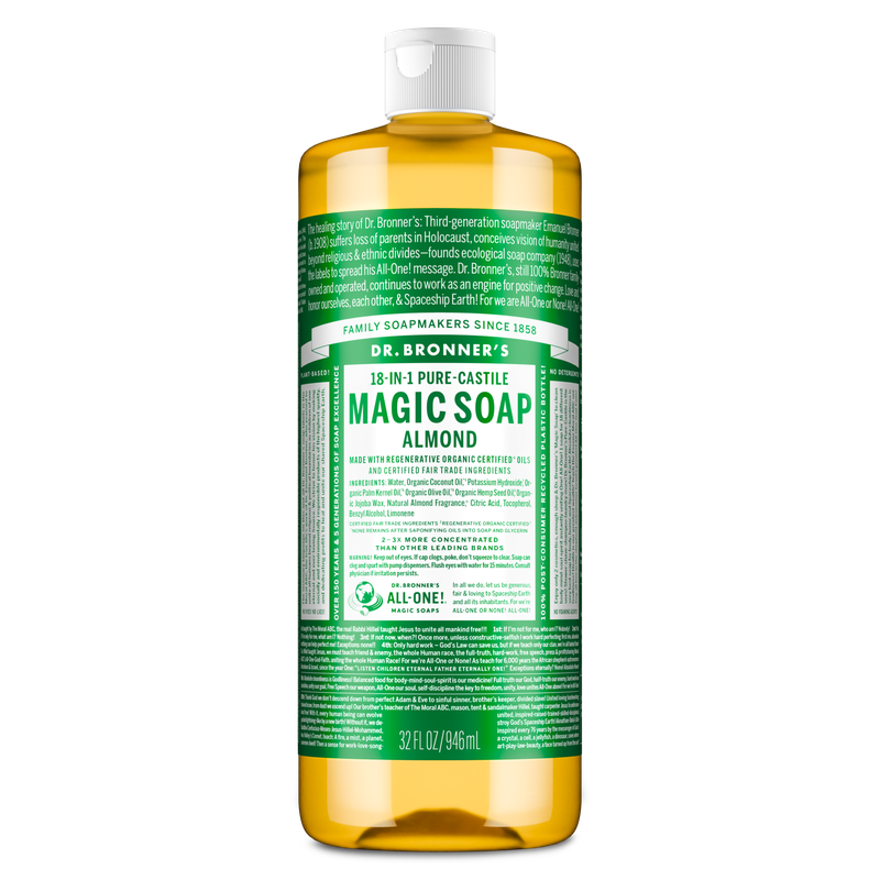 Dr. Bronner's Pure Castile Liquid Soap - Almond 946ml