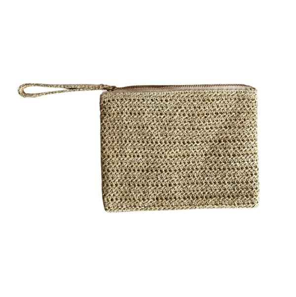 ‍‍GWP PAYOT Woven Raffia Pouch