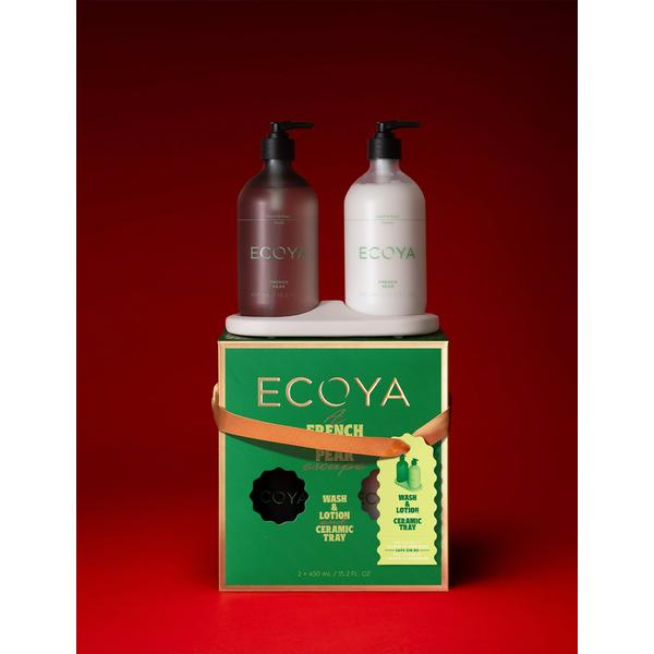 Ecoya French Pear Bathroom Gift Set - Limited Edition