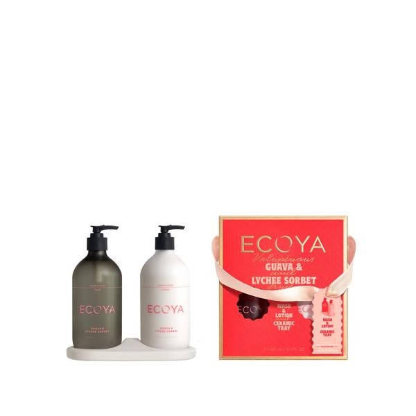 Ecoya Guava & Lychee Bathroom Gift Set - Limited Edition