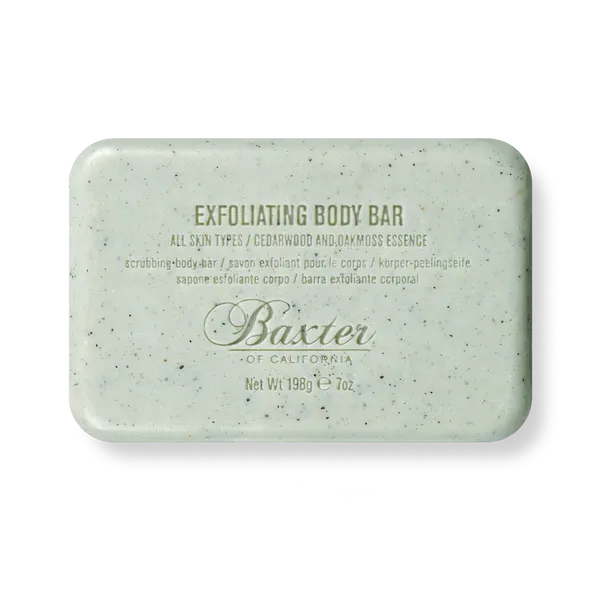 Baxter Of California Exfoliating Body Bar Cedarwood & Oakmoss 198g