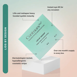 Contours Rx Lids by Design 4mm Eye Lift Strips - 80 Pack