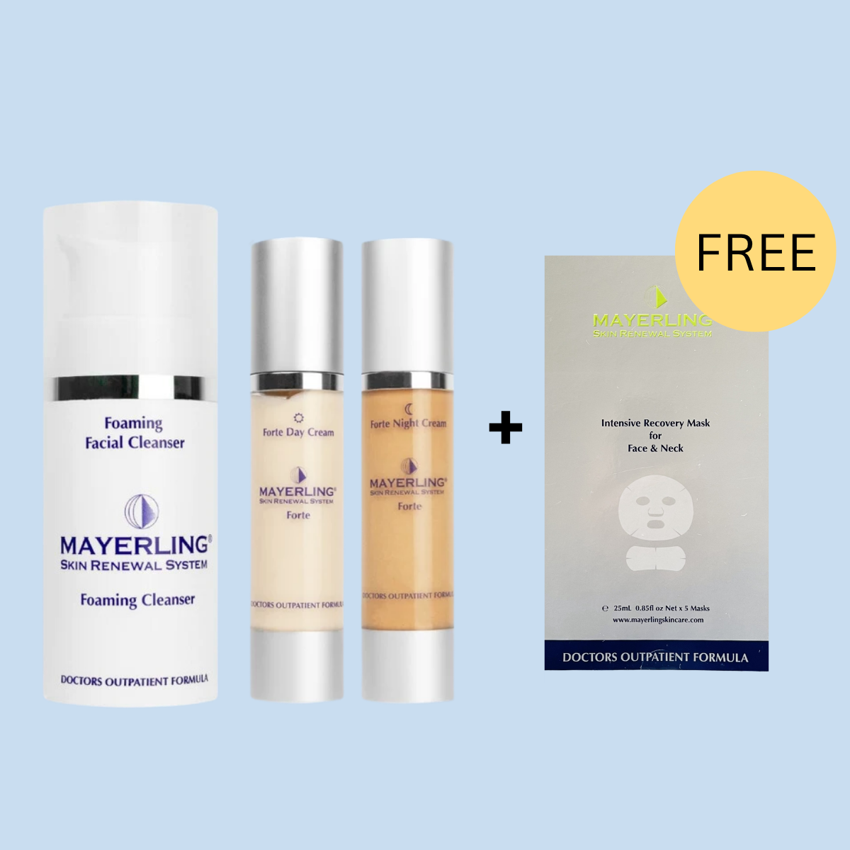 Mayerling Oily/Combination Skin Winter Skin Recovery Bundle - Free Masks