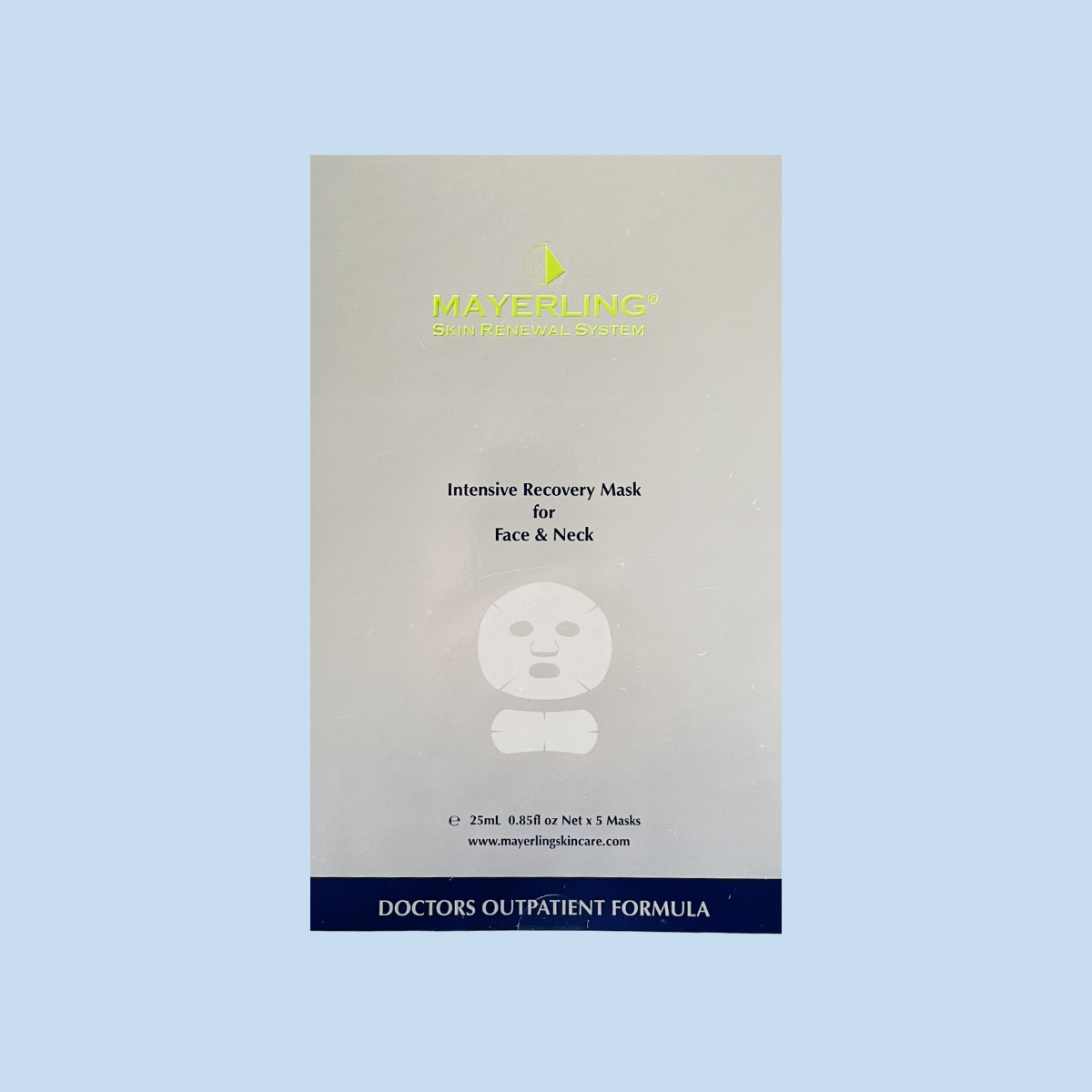 MAYERLING Intensive Recovery Face & Neck Mask - 5 Pack
