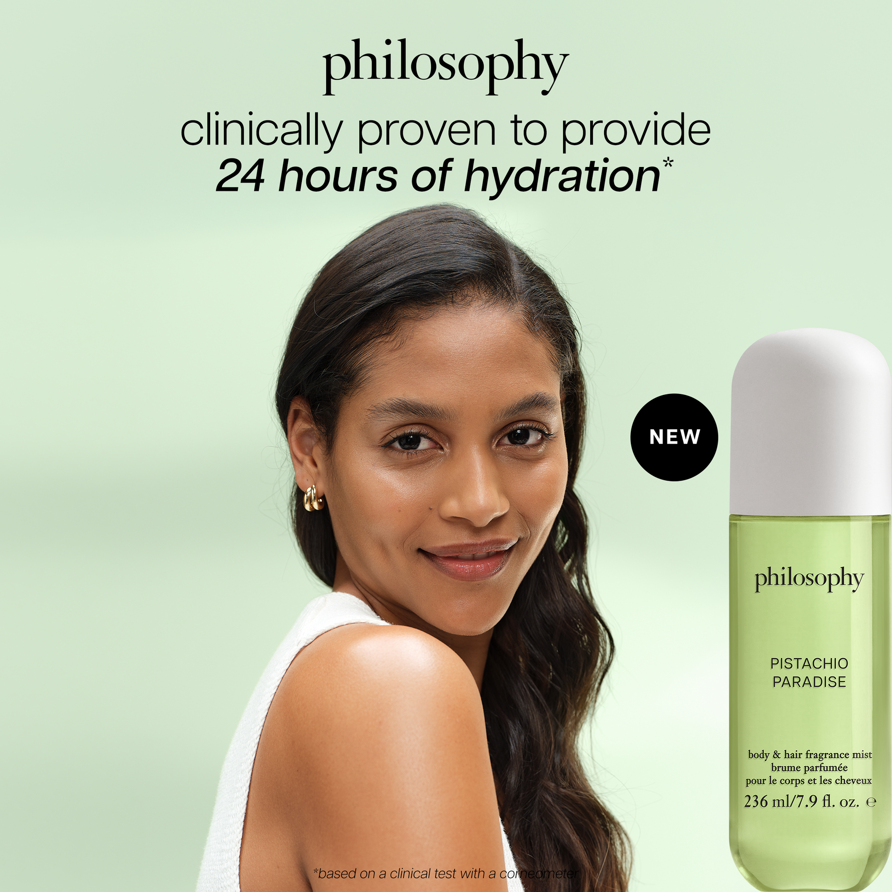 philosophy pistachio paradise body & hair fragrance mist 236ml
