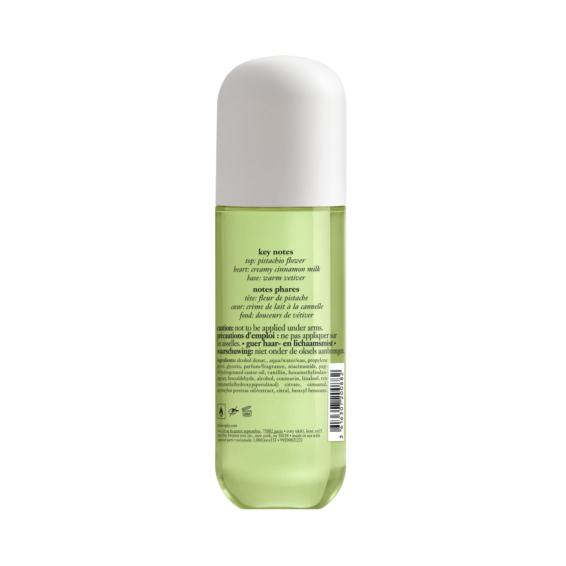 philosophy pistachio paradise body & hair fragrance mist 236ml