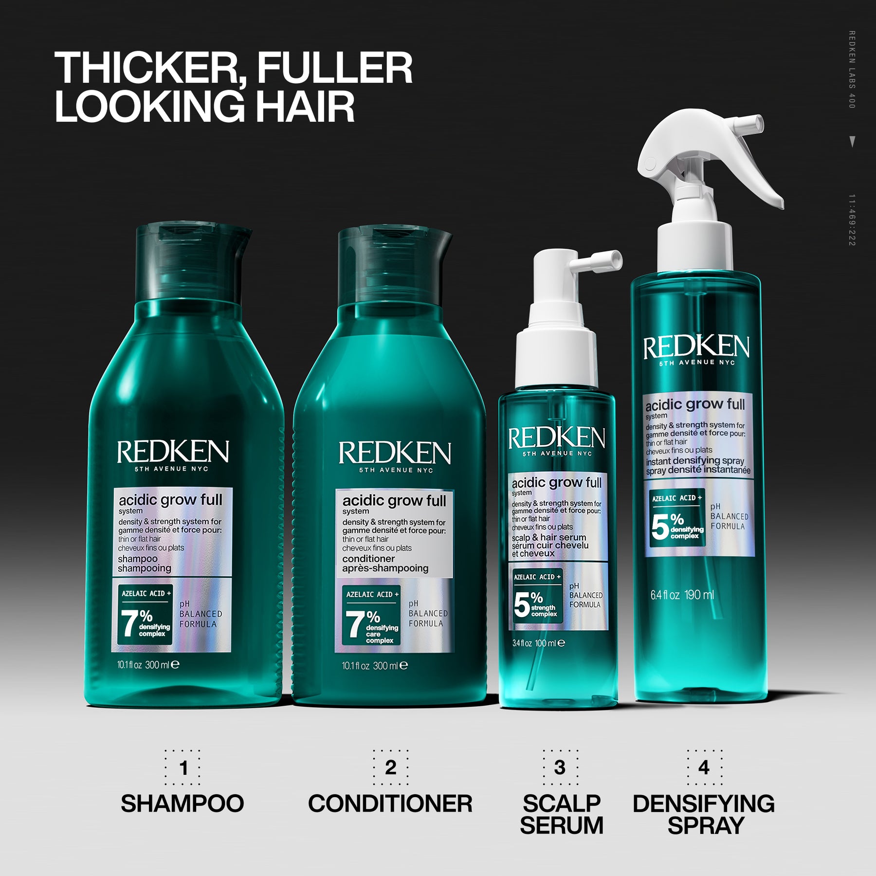 Redken Acidic Grow Full System Instant Densifying Spray 190ml
