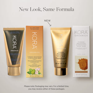 KORA Organics Turmeric Brightening and Exfoliating Mask 30ml