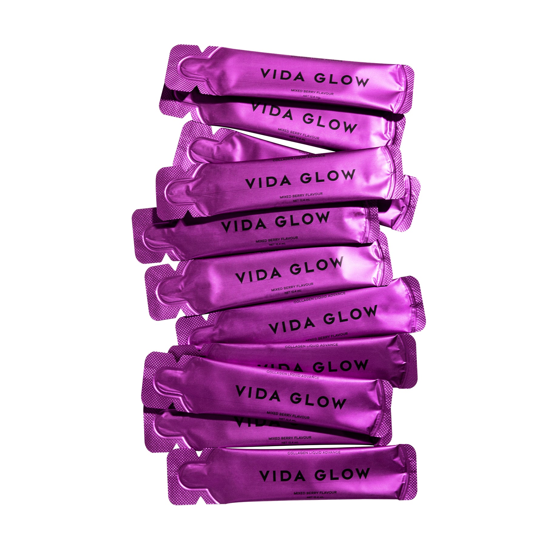 Vida Glow Liquid Collagen Skin Health Mixed Berry - 15 sachets