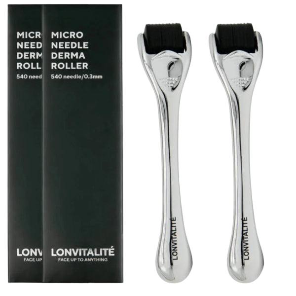 AbsoluteSkin Lonvitalite 2x Derma Roller Bundle Skin Needling