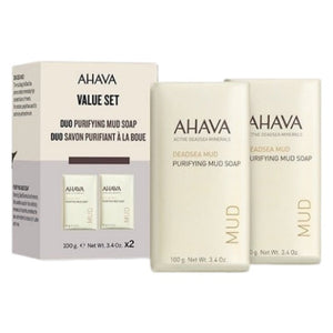 
            
                Load image into Gallery viewer, AHAVA AHAVA DUO PACK Purifying Mud Soap - Oily Skin 100g Body Cleansers
            
        