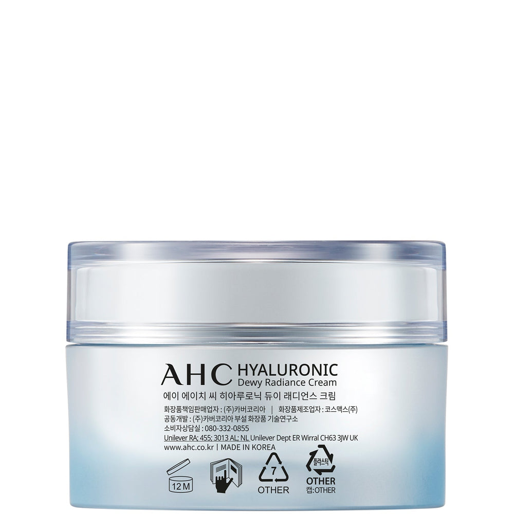 AHC AHC Hyaluronic Dewy Radiance Cream 50ml Skin Care