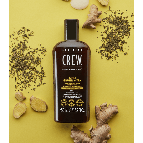 American Crew American Crew 3-In-1 Energizing Ginger + Tea 450ml Hair & Body Wash