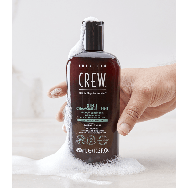 American Crew American Crew 3-In-1 Relaxing Chamomile + Pine 450ml Hair & Body Wash