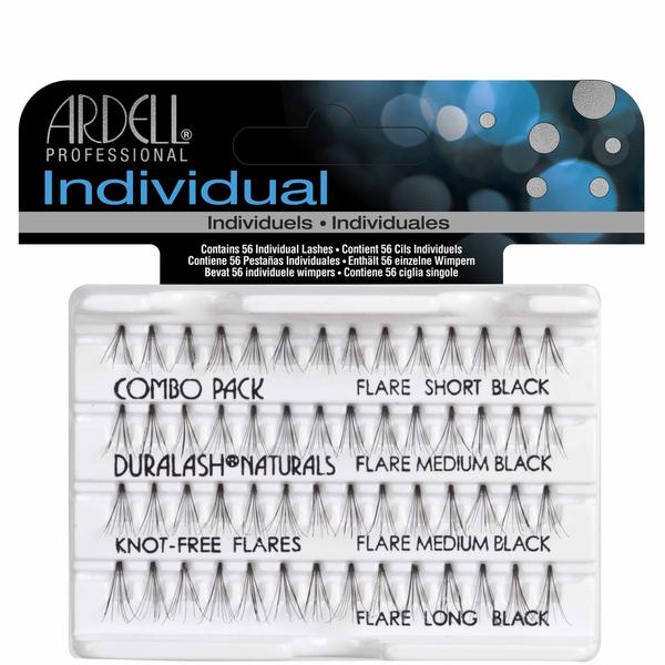 Ardell Ardell Duralash Individual Naturals Knot-free - Combo Black False Lashes