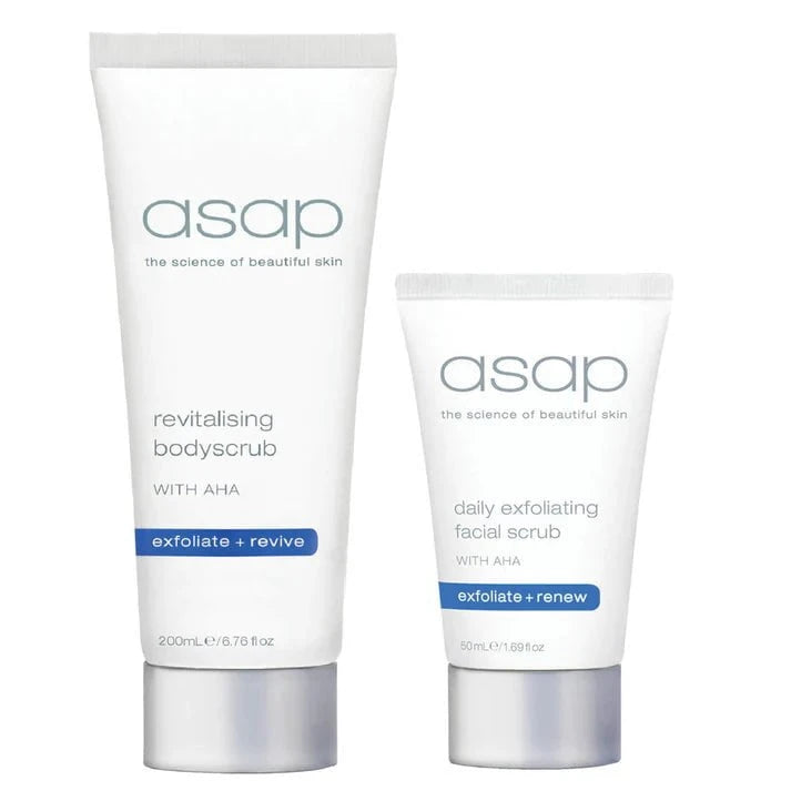 ASAP asap Exclusive Face and Body Exfoliation Set