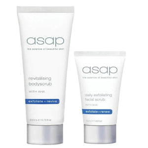 ASAP asap Exclusive Face and Body Exfoliation Set
