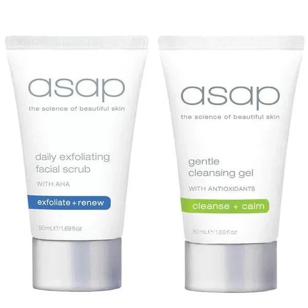 ASAP asap Exclusive Gentle Cleanse and Exfoliate Set (Travel Size)