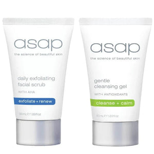 ASAP asap Exclusive Gentle Cleanse and Exfoliate Set (Travel Size)