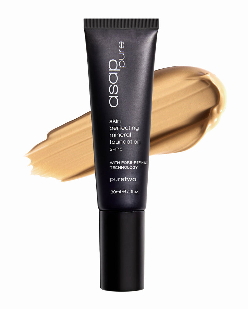 
            
                Load image into Gallery viewer, ASAP pure two asap skin perfecting liquid mineral foundation SPF15 30ml Foundation
            
        