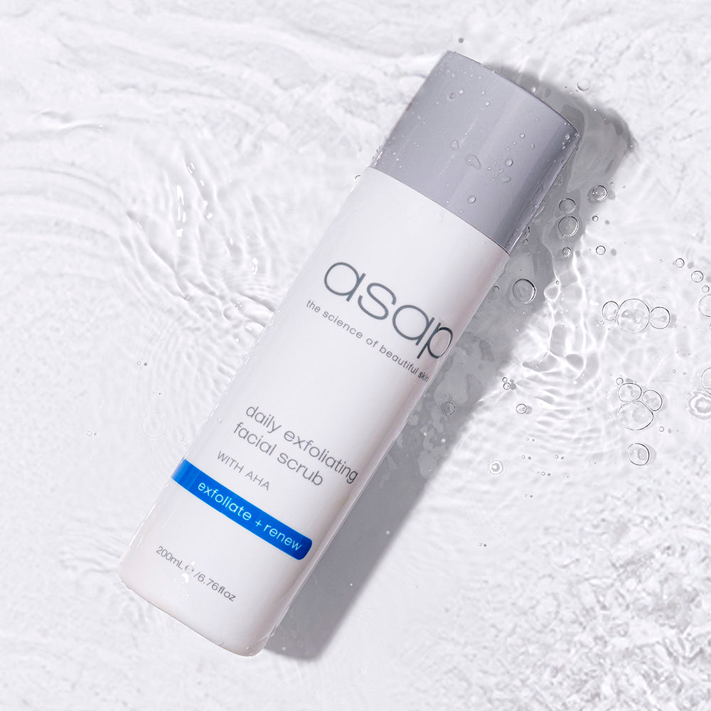 asap skin products asap daily exfoliating facial scrub 200ml Exfoliators
