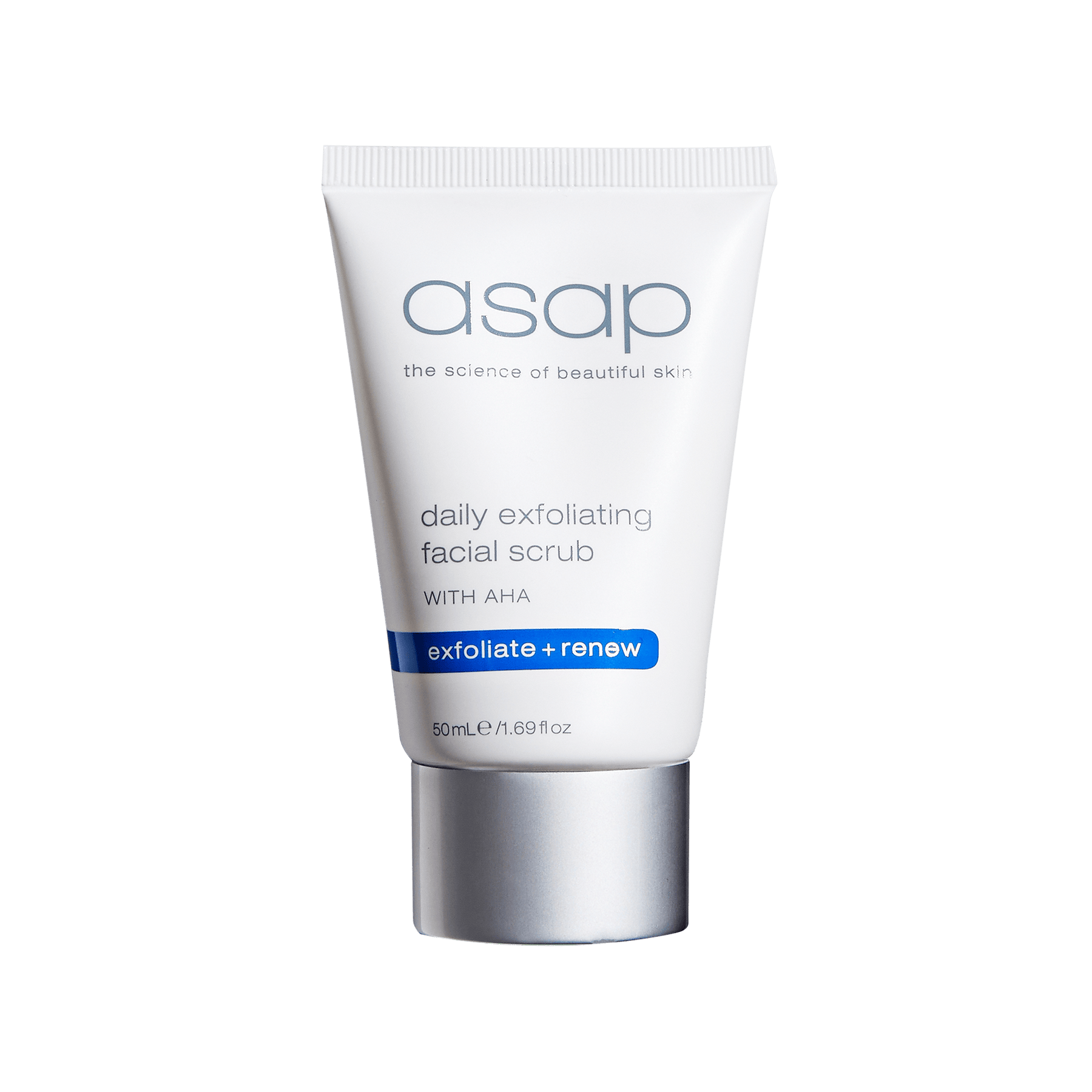 asap skin products asap daily exfoliating facial scrub 50ml travel size Exfoliators