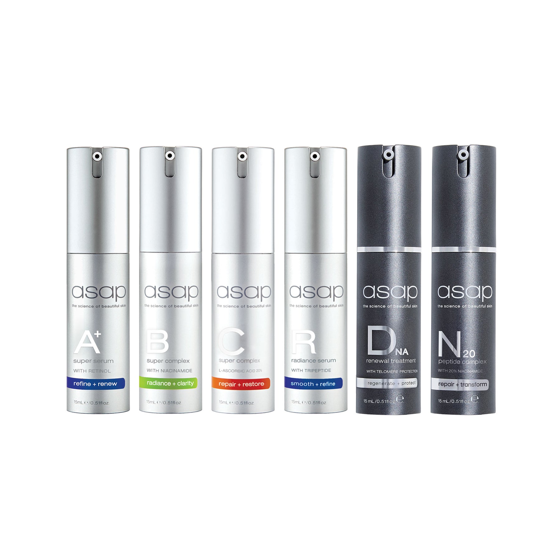 asap skin products asap Signature Serum Collection Pack Kits & Packs